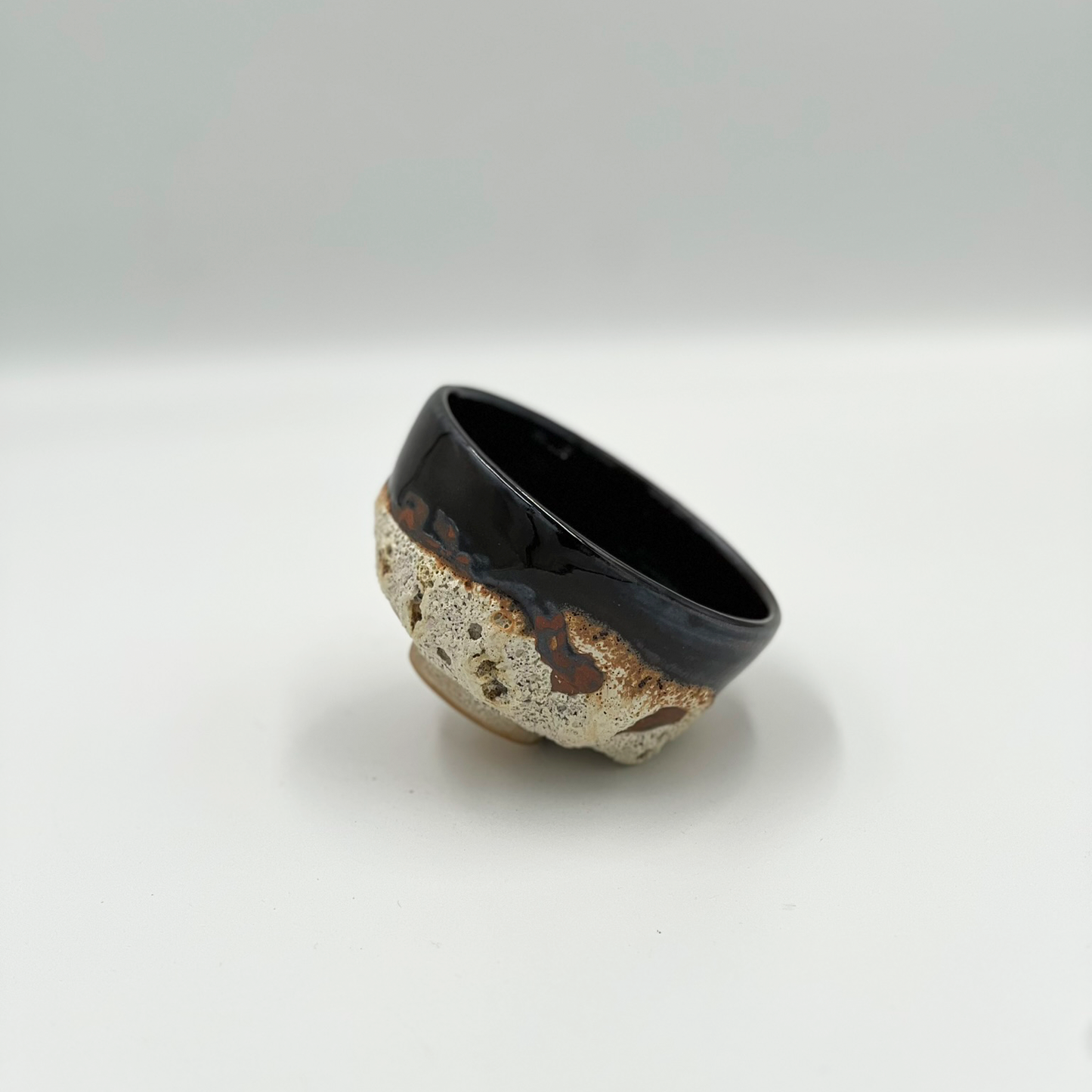 Black Earthen Chawan