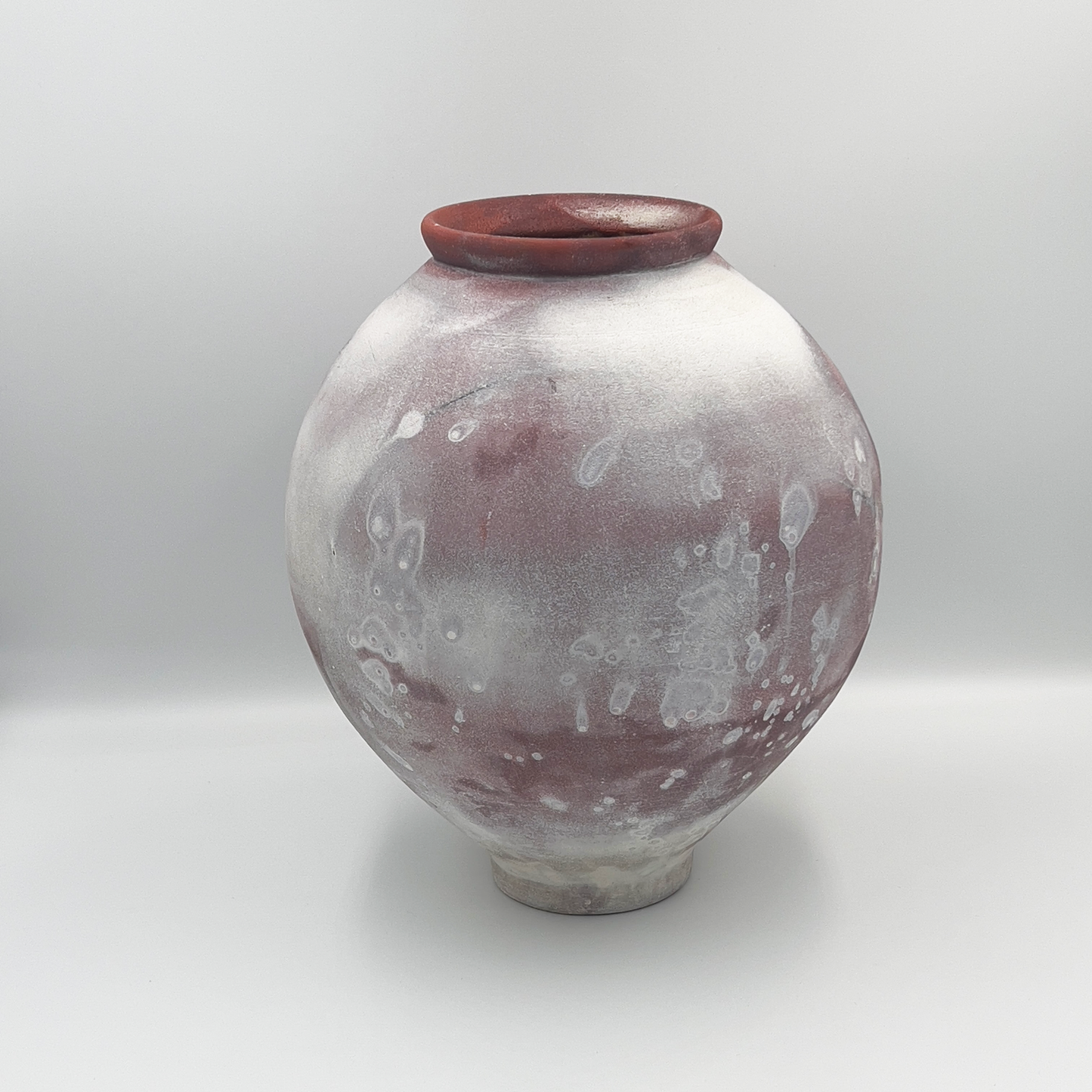 Moon jar Rukoryo - Red Violet 2